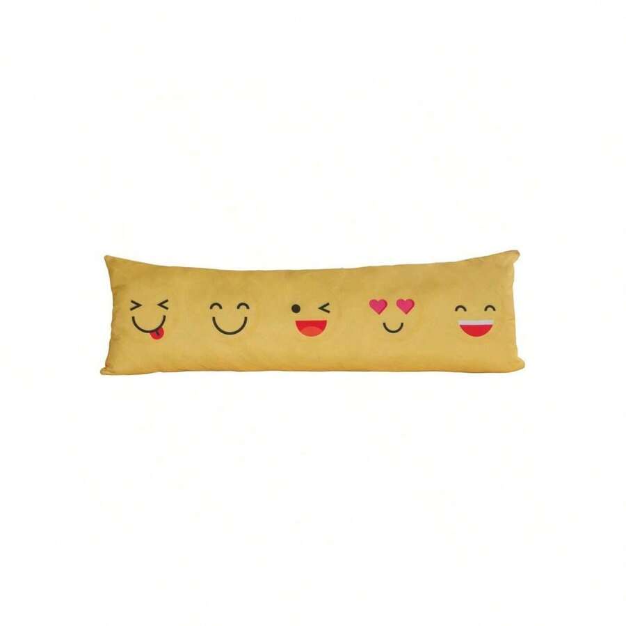 Capa De Travesseiro Corpo Gigante Fronha Estampada 1,45x0,45 - Emotion - Visão 1