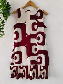Women's Dress - Rojo y blanco - Ver 2