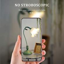 Flower Table Lamp,LED Reading Light Bedside Vintage Flower Night Light,3 Colours Modes Kawaii Bedside Lamps Decor,With E26 Bulb Nightstand Lights For Living Room Office Bedroom Home Decoration(Including Free Bulb ) - US A Type Plug(110-127V) - View 8