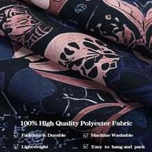 Boho Mandala Tapestry Wall Hanging Bohemian Floral Flower Medallion Tapestry Aesthetic Wall Art Large Green Yellow Hippie  Tapestries, Vintage Wall Decor Banner For Living Room Bedroom Dorm Home Decor(40x30inch/60x40inch/60x51inch/80x60inch) - 棕色 黑色 - 查看 6