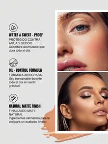 Saniye Base de Maquillaje 4 en 1 (BB Cream + Base) 18H de Duración Crea un Base Ligero y un Acabado Impecable, Natural, Unificado y Mate, 4 Tonos para Piel Latina Cobertura Perfecta + Hidratación SPF45+ Resistente al Calor Mexicano y Apuera del Agua - 04 - Ver 8