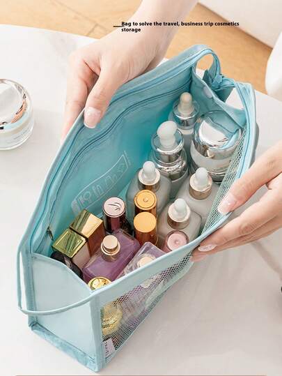 1 st. transparent nätpennfodral, stor kapacitet flerfärgad pennlåda, pappersväska, lämplig för barn, studenter, pojkar, flickor, skolmaterial, enkel och hållbar mångsidig förvaringsväska för pappersmaterial, pennlåda, sminkväska, lämplig för skolan, pappersmaterial, högtidsgåvor, skolgåvor, skolgåvor, skolstart