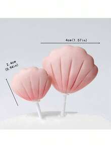 11pcs Or 1pc Marine Animal Cake Decorations, Whales, Dolphins, Porcupines, Jellyfish, Octopuses, Shells, Corals And Other Underwater Animals, Marine Theme Cake Decoration Set, Birthday Cake Baptism Cake Decoration, Soft Clay Handmade With Slight Defects(Do Not Touch The Cake; Please Use It With The Stick.) - Multicolor - View 11