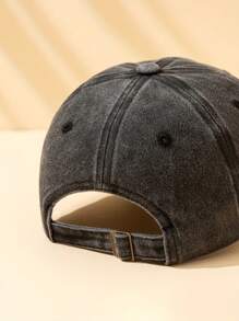 1pc Unisex Plain Vintage Distressed Baseball Cap Sun Hat Trucker Hat, Suitable For Daily Outings, Hiking, Vacation