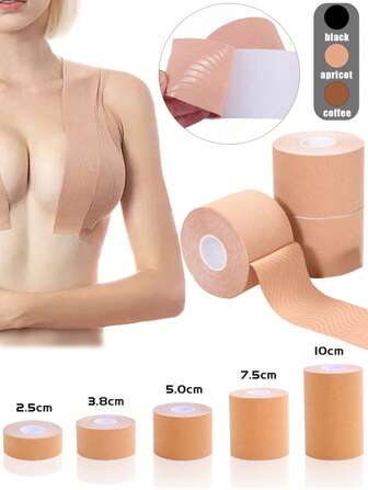丰胸绷带聚拢提拉胶带乳贴女款尺寸胸部提拉胶带一次性弹力面料夏季防汗适合A-E罩杯大胸！