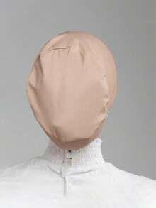 1 chiếc băng đô buộc đầu mềm mại thời trang đơn giản trơn, khăn xếp đội đầu, mũ đội đầu cho phụ nữ, thích hợp cho cuộc sống hàng ngày và thể thao ngoài trời để mặc - Màu Khaki - Xem 5