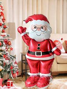 1/2 quả bóng bay giấy bạc hình ông già Noel cỡ lớn 61 inch – Đồ trang trí Giáng sinh tự do, Đồ trang trí tiệc trong nhà/ngoài trời cho Giáng sinh, Đồ trang trí lễ hội ngày lễ, Đồ trang trí Giáng sinh tại nhà, Navidad, Đồ trang trí tiệc, Đồ trang trí Giáng sinh - Nhiều màu - Xem 7