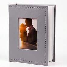 Small Photo Album 4x6 100 Photos Mini Photo Album Leather Cover Art Or Postcard Storage Suitable For Weddings Families And Baby