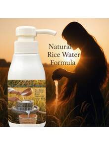 WOOONEY 米水洗发水富含米水迷迭香生物素姜根洗发水护发-顺滑亮泽深层清洁-头发变黑夏秋季洗发可防止头发干燥使头发顺滑解决头发毛躁 - 1 件洗髮精 - 查看 3