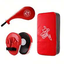 4 piezas Set de Almohadillas de Golpeo YOBENKI - Equipo de Boxeo Premium con Guantes/Almohadilla de Patadas/Saco de Velocidad - Ideal para Taekwondo, Muay Thai y Entrenamiento de Artes Marciales - Regalo Perfecto para Entusiastas de las Peleas