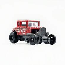 Mattel 25G-140  A 型定制 '31 C4982 1:64 比例玩具基本车，适合 3 岁及以上儿童，庆祝车辆（款式可能有所不同）