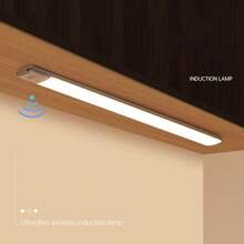 1 pieza Barra de luz LED con sensor de movimiento inalámbrico, luz de gabinete con sensor de movimiento, (10/20/30/50cm) para iluminación en cocina, dormitorio, gabinete, armario, escaleras, pasillo