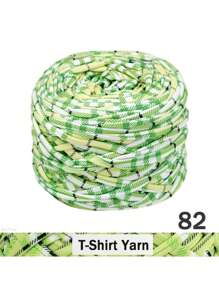 2/1 pieza Hilo de camiseta degradado, grande 300g/unidad - 2cm de ancho, hilo tejido de punto, suave y versátil para manualidades DIY, usado para ganchillo y tejido de bolsos, cojines, muñecas, mantas de almacenamiento, zapatillas, proyectos de ganchillo artesanal, disponible en múltiples colores, hilo multicolor, hilo de poliéster, hilo acrílico, hilo de ganchillo, hilo para manualidades, bolas de hilo vibrante, material de manualidades versátil, accesorios y suministros de tejido