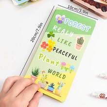 1 conjunto de adesivos combinados de desenho animado, alto valor de cor, fofos, multifuncionais, marcadores de classificação, adesivos para cenas decorativas de manuais