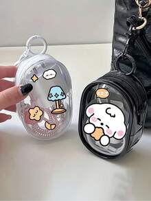 2 chiếc/1 túi đựng cáp dữ liệu mini bằng nhựa PVC trong suốt di động, khóa kéo kép đựng cáp dữ liệu, thiết bị, tai nghe, trang sức và phụ kiện nhỏ, máy trợ thính, chìa khóa, tiền xu, nhẹ, có thể giặt được - Lý tưởng để mang theo khi đi du lịch và hàng ngày, hộp đựng sạc, pin dự phòng, bộ sạc điện thoại, phụ kiện máy ảnh kỹ thuật số - Nhiều màu - Xem 4