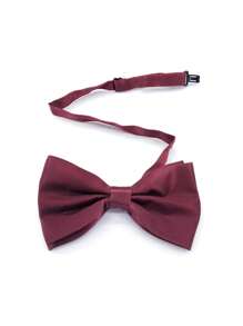 1件绿色和酒红色条纹男士领结，适合休闲、商务、派对、街头和日常穿着。 - 彩色 - 查看 15