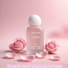 50ml Angel Fairy Perfume, Pink Rose Scent Women's Perfume, Long-Lasting Fragrance, Rose Aroma, Rollerball-Free, Born For Love, Elegant & Graceful, Showcase Women's Confidence