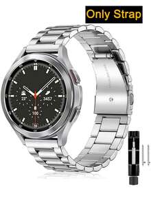 VA VA VOOM Correa de reloj de metal de liberación rápida de 20 mm/22 mm, ajustable, compatible con Samsung Galaxy Watch y otros modelos. Esta pulsera casual y de moda unisex es resistente al agua y transpirable, con una correa de color dorado. Es un accesorio ideal para relojes inteligentes, adecuado para uso diario, Día de la Madre, Día del Padre, deportes, regalos festivos, vuelta al cole, Cyber Monday, Navidad y talla grande. - Multicolor - Ver 27