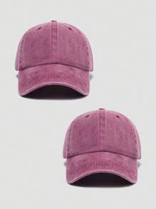 1pc Unisex Plain Vintage Distressed Baseball Cap Sun Hat Trucker Hat, Suitable For Daily Outings, Hiking, Vacation