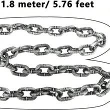 1pc Halloween Plastic Chain Link, Costume Handcuff Prop, Halloween Decoration Accessory, Suitable For Mini Ball, Scary Costume, Haunted House Decor, Masquerade And Haunted House Decoration, Realistic Fake Chain Link For Halloween Decor - Multicolor - View 13