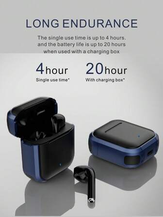 G03 Half In-Ear Wireless Earphones, 5.3, Sweat-Proof, Waterproof, Low Latency, Long Battery Life, Suitable For Office, Workout, Leisure, Gifts