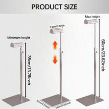 Stainless Steel Handbag Display Rack, Upgraded Adjustable Round Inner Bar, Gold/Silver Color Options, Multi-Functional Display For Bags / Hats / Jewelry, Suitable For Home / Boutique, Rust-Proof And Durable, Easy To Install.