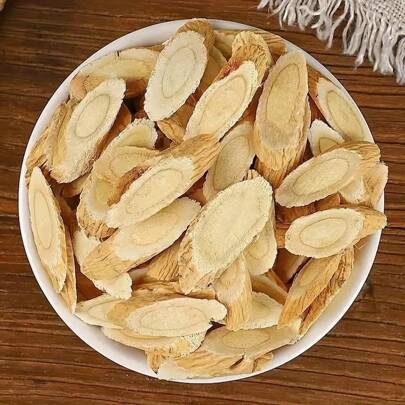 5.29OZ Natural High Quality Astragalus Tablets, Non-Vulcanized Herbal Tea Dried Astragalus, Can Be Used For Soaking Water, Soup
