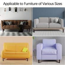 8 件木制家具腿，实木锥形沙发腿，带五金件，中世纪现代替换腿 - 彩色 - 查看 8