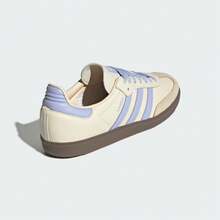 Adidas W Samba OG, Classic Shoe For Daily Casual Wear, Original Style Sneaker, Timeless Three-Stripe Best Seller JI2678 - 乳白色/紫色/沙色 - 查看 9