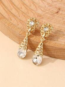 قرط نقطة دمعة على الطراز المغربي للنساء، رقيق وعتيق، مناسب للعروس والزفاف والحفلات والمناسبات، اكسسوارات هدية عيد الحب