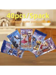 120pc New Mythological Creature Cards Tralalero Tralala - A Series Of Strategic Card Games, Each Pack Contains 8 Smooth Laser-Printed Base Cards, Anime-Style Battle Collectible Cards, Randomly Packed - This Is A Meaningful Gift For Friends Who Love Anime, Fun AI Creature Designs For Decoration, Interesting Designs, And Bright Colors For Creative Decoration. - Multicolor - View 9