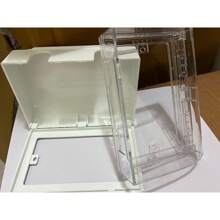 2个装146型插头保护盖，插座防水盒盖，浴室开关防溅盒