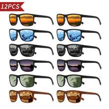 Fashionable Sunglasses For Men And Women, High-Definition Fantasy Lenses, Retro Square Frames, Fashionable And Multi-Color Optional, Classic Glasses, Uv400 Protection, Suitable For Daily Wear, Driving, Fishing, Street Shopping, Photo Props, Is A Great Gift For Holidays