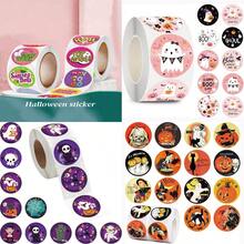 1pc Halloween Fun Sticker Set - Spooky-Cute Skull, Ghost & Scythe Adhesive Labels! Playful & Gratitude-Themed Party Decor Stickers For Girls. Must-Have Self-Adhesive Seals For Gift Wrapping, Treat Bags & Birthday Favors. Features Kawaii Spooky Designs: Smiling Ghosts, Whimsical Skeletons & Mini Scythes.