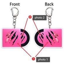 Llavero de CD de mini álbum NFC personalizado - Regalos de música nostálgicos personalizados, llaveros para amantes de la música, regalos de estilo nostálgico, regalos para el Día de San Valentín, regalos de boda - Multicolor - Ver 12