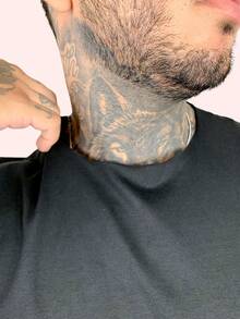 Kit 3 Tank Tops, Stylish Oversized Men's Macho T-Shirt, Bodybuilder, Father's Day - đen xám và xanh lá cây - Xem 6