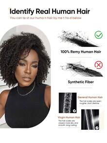 jessie's wig 杰西假发 无胶预剪蕾丝假发 即戴即用 蓬松卷曲 4x4 预剪蕾丝假发 短波波头 100%真人发假发 - SNatural - 查看 11