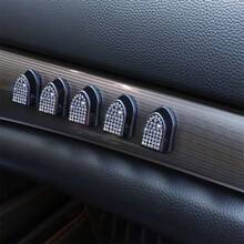 5/10个黑银色水钻汽车自粘式储物挂钩，便捷的自粘式设计，让您可以自由地将它们布置在车内的不同区域，无论是座椅旁还是中控台周围，都能牢固固定。水钻外观时尚美观，适用于各种车内风格，是您在车内添加储物挂钩的绝佳选择。 - 銀色 - 查看 8