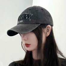 1 件男女通用刺绣“NEW YORK”水洗棒球帽，可调节休闲防晒棒球帽 - 彩色 - 查看 3