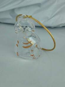 1/6 件透明猫/狗宠物毛发收纳盒，多功能便携式宠物毛发胶囊钥匙扣，装饰，节日/生日礼物 - 彩色 - 查看 11