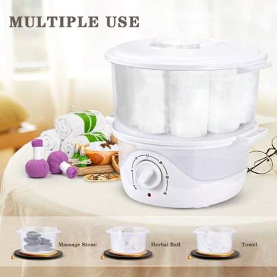 Towel Warmer & Steamer – 3L Large Capacity, Fast Heating To 202℉ In 5 Minutes | SPA Facial Moisturizing Tool For Shaving, Barber Shops & Salons