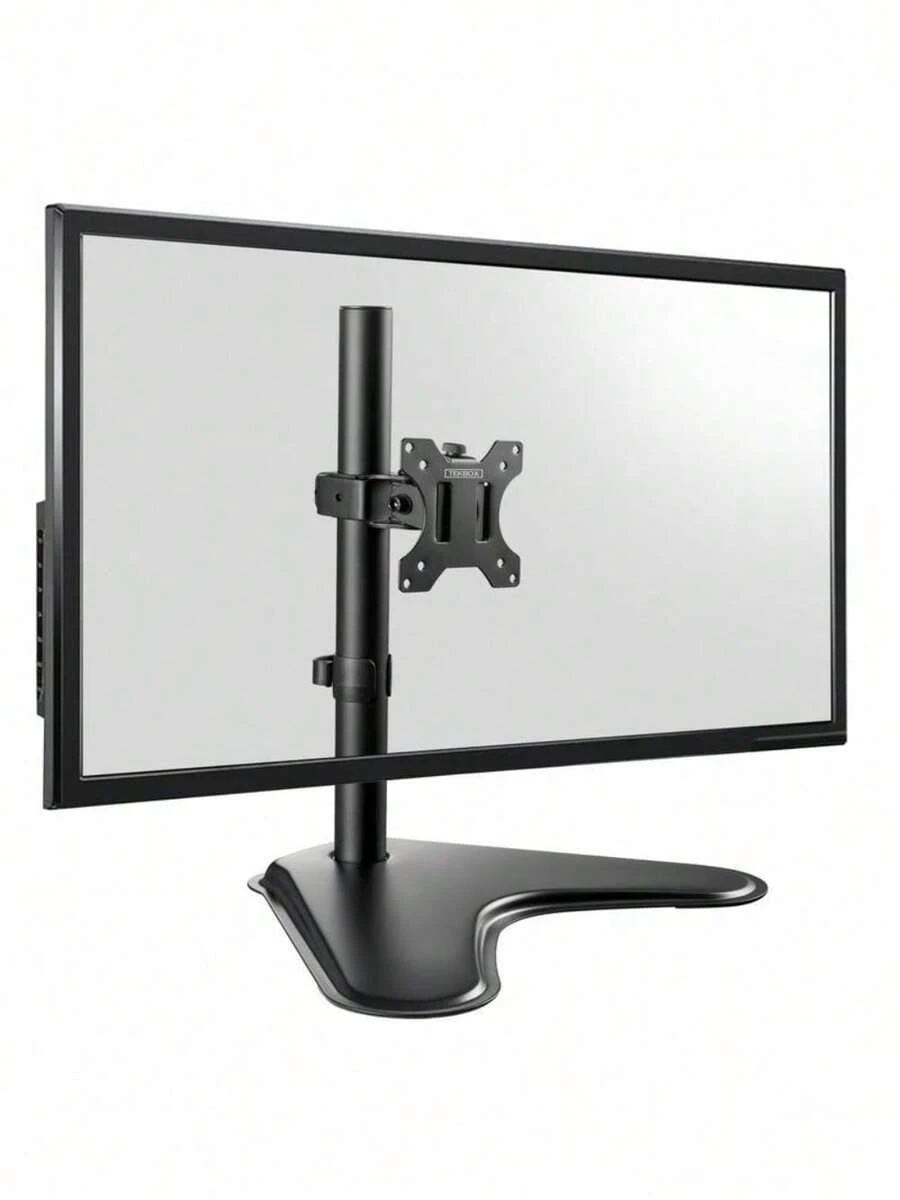 Single Screen Monitor Mount For 13"-32" Monitors With Swivel, Tilt And Rotate - Black - Default - View 1