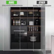 Pocket Door Slides Pivot Door Slide Hardware Inset Cabinet Pocket Door Hardware Kit Fit For Inset Door Cabinet Door 16 Inches Pieces 4 - Black - View 7