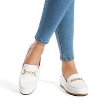 Penny Loafers For Women Casual Comfortable Slip On Flat Lightweight Arch Support Leisure Work Shoes Comfort Walking Driving Dress Shoes - trắng - Xem 7