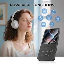Bluetooth External Sound MP3 Music Player, MP4 Portable Portable Audio Player 1.8 Inches, Card Slot For MP3 150mAh