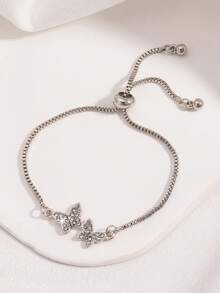 1pc Fashionable & Delicate Golden Lucky Clover Bracelet For Women, Suitable For Daily Wear, Best Summer Gift For Friends - Style 5 - View 1