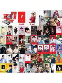 124pcs/92pcs/55pcs JIMIN V J-HOPE RM JIN Lomo Cards, Double-Sided High Definition Photo Cards, Merchandise Cards, Collectible Cards, Valentine's Day Gift, Small Gift, Popular Group Fansite Cards - Multicolor - View 40