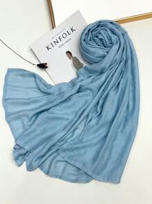 1 szt. Prosta, jednokolorowa, miękka i przyjazna dla skóry chusta na głowę, oddychająca, do codziennego noszenia, elegancka chusta na głowę do sukienki