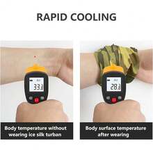 2025New  Cooling Neck Gaiter F 50+ Seamls Bandana - 父母 - 查看 5