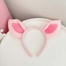 1pc Halloween Devil Horns, Christmas Holiday Performance Cosplay Cartoon Animal Headband Plush Headpiece, Rabbit, Cat, Cow, Tiger, Sheep, Rabbit Ears, Hairband For Women, Autumn Outfits, Hair Hoop